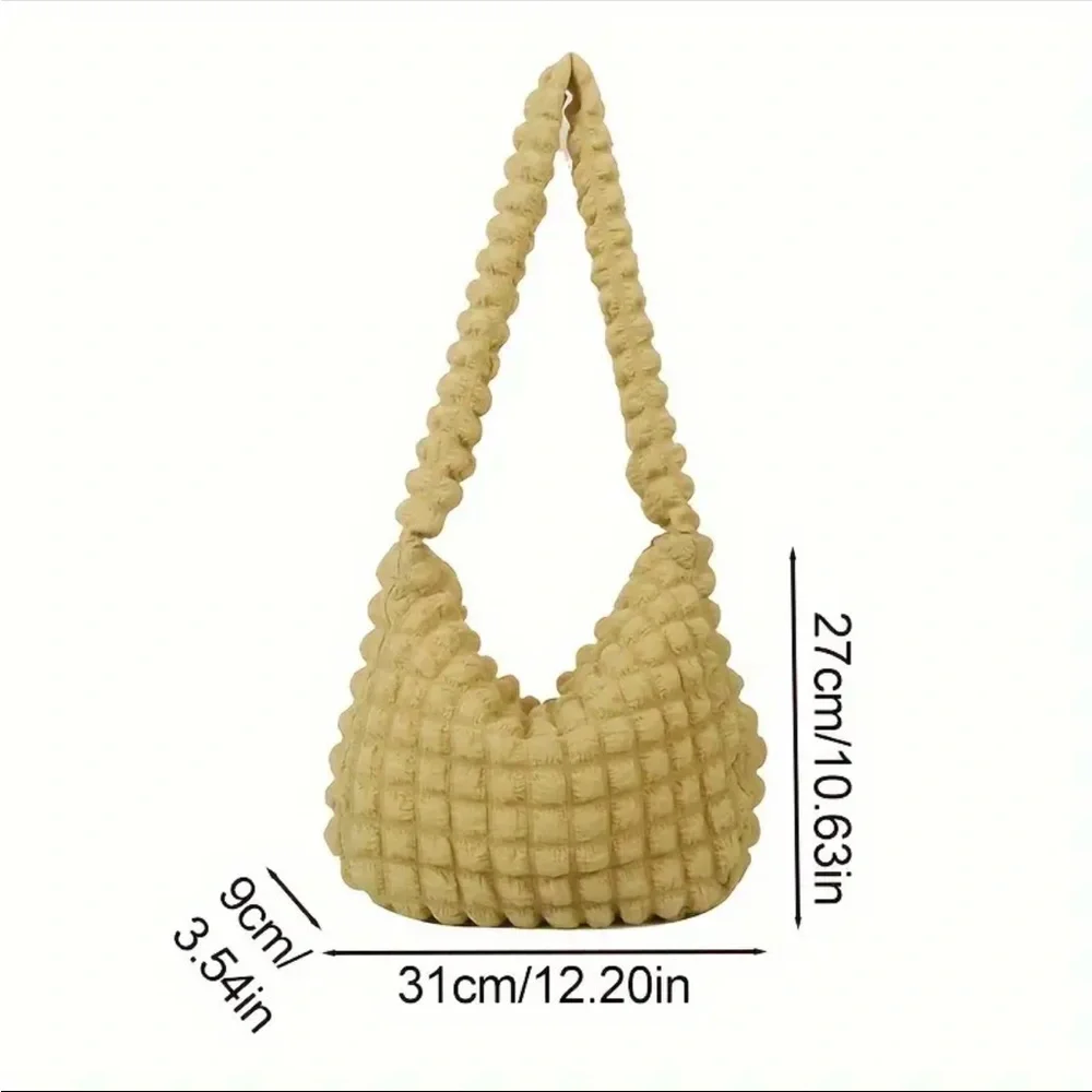 Fashion Bubble Pleated Shoulder Bag‎